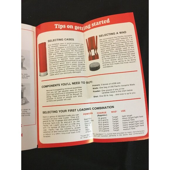 Reloading the Facts & the Fun. Brochure  Pacific Tool Co  Hornaday  Information - Picture 6 of 6